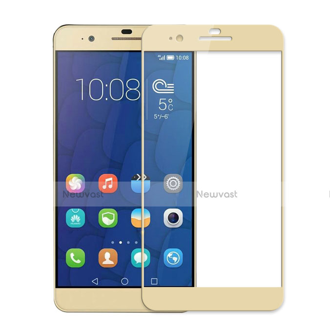 Ultra Clear Full Screen Protector Tempered Glass for Huawei Honor 6 Plus Gold