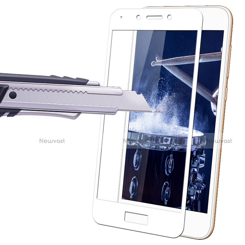 Ultra Clear Full Screen Protector Tempered Glass for Huawei Honor 6A White