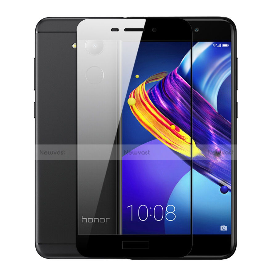 Ultra Clear Full Screen Protector Tempered Glass for Huawei Honor 6C Pro Black
