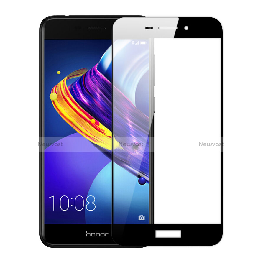 Ultra Clear Full Screen Protector Tempered Glass for Huawei Honor 6C Pro Black