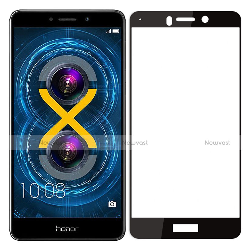 Ultra Clear Full Screen Protector Tempered Glass for Huawei Honor 6X Black
