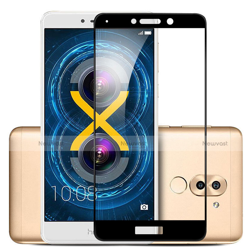 Ultra Clear Full Screen Protector Tempered Glass for Huawei Honor 6X Black