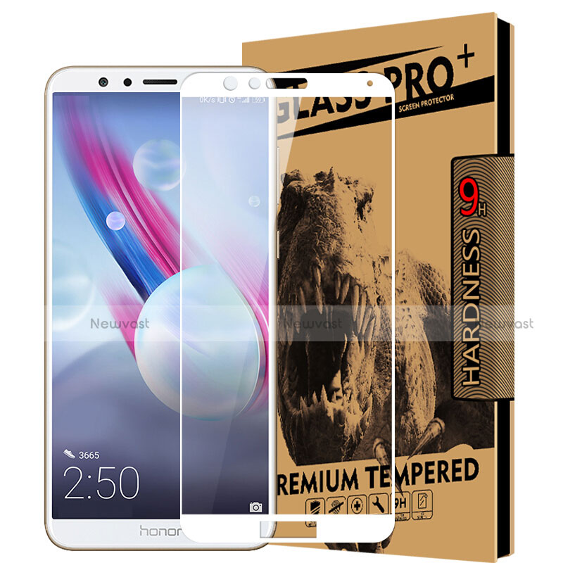 Ultra Clear Full Screen Protector Tempered Glass for Huawei Honor 7X White