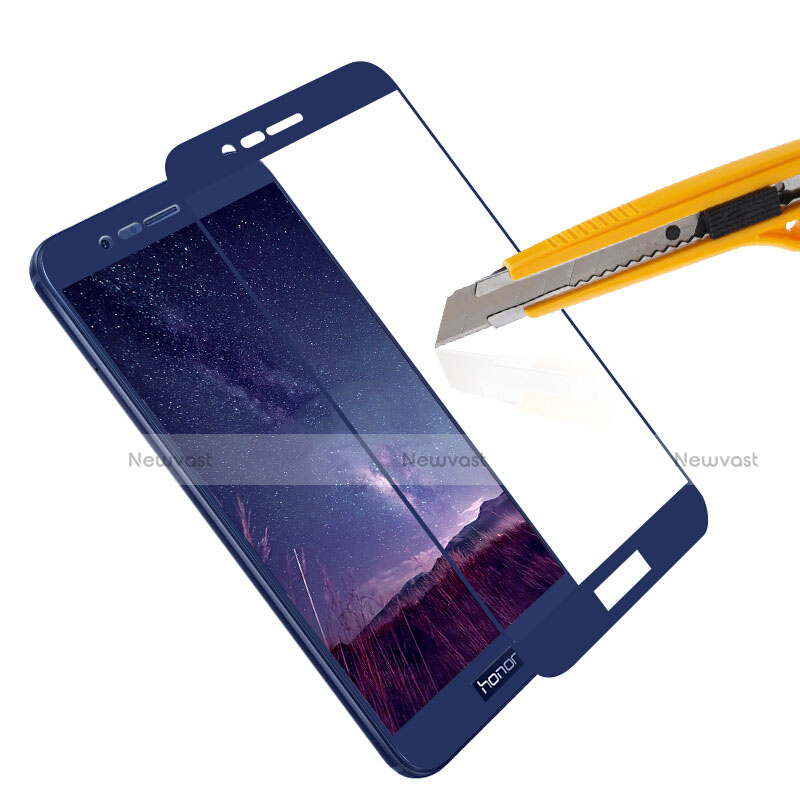 Ultra Clear Full Screen Protector Tempered Glass for Huawei Honor 8 Pro Blue