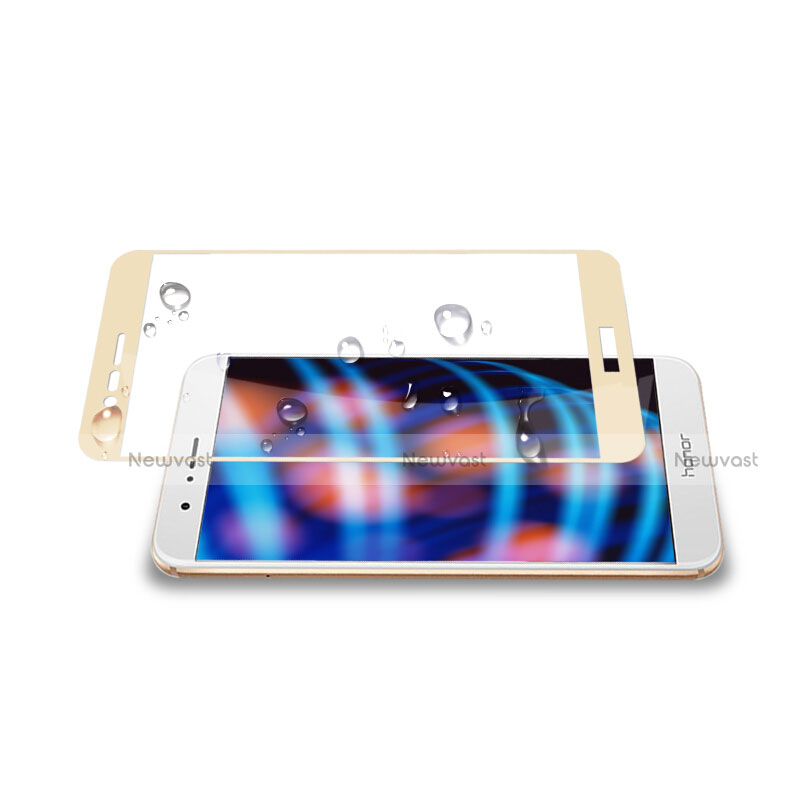 Ultra Clear Full Screen Protector Tempered Glass for Huawei Honor 8 Pro Gold