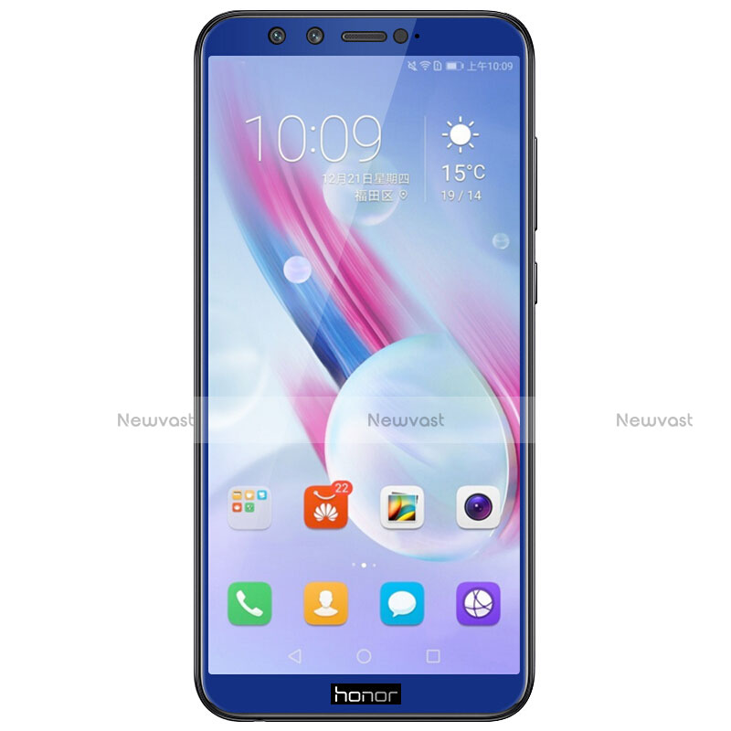 Ultra Clear Full Screen Protector Tempered Glass for Huawei Honor 9 Lite Blue