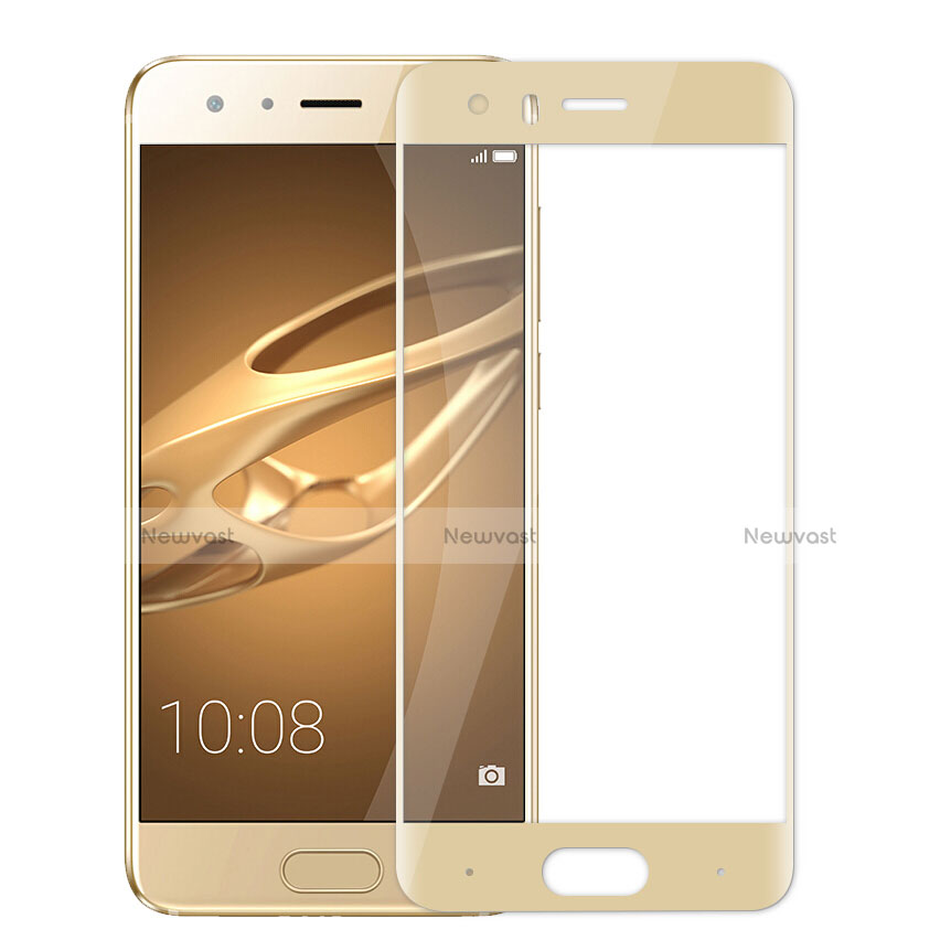 Ultra Clear Full Screen Protector Tempered Glass for Huawei Honor 9 Premium Gold