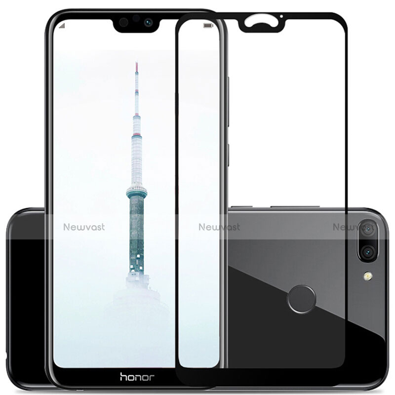 Ultra Clear Full Screen Protector Tempered Glass for Huawei Honor 9i Black