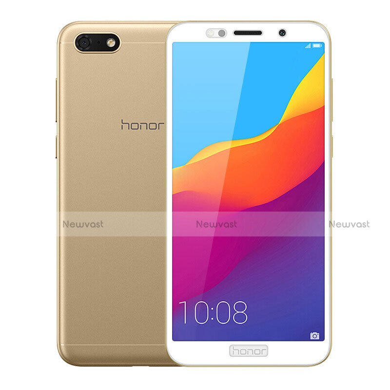 Ultra Clear Full Screen Protector Tempered Glass for Huawei Honor Play 7 White