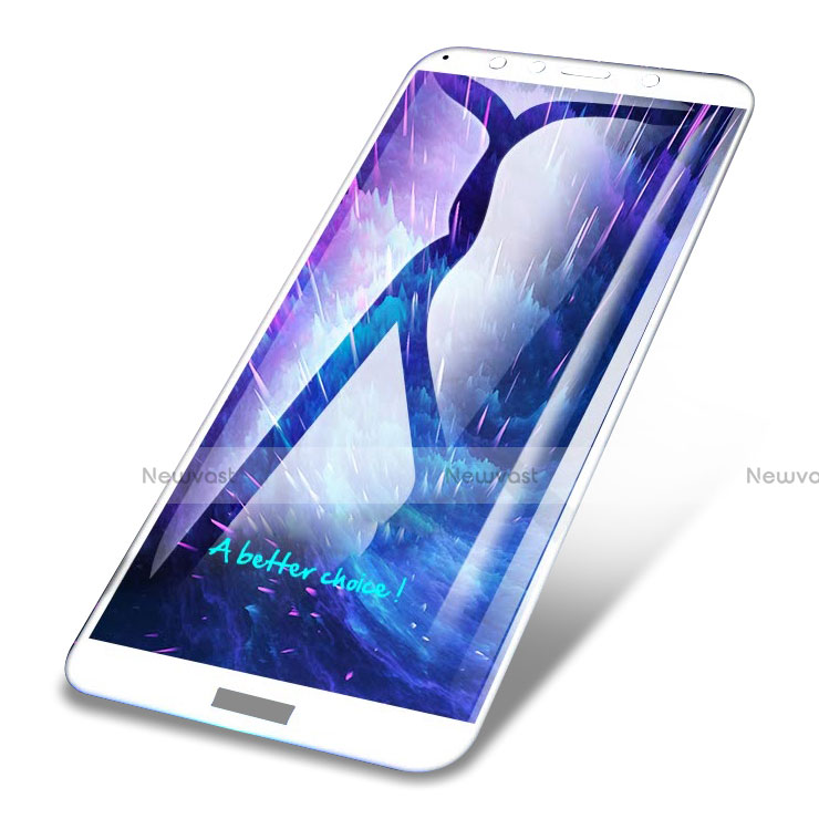 Ultra Clear Full Screen Protector Tempered Glass for Huawei Honor Play 7A White
