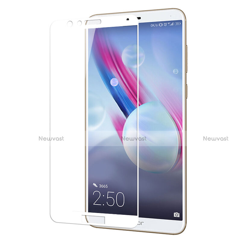 Ultra Clear Full Screen Protector Tempered Glass for Huawei Honor Play 7X White