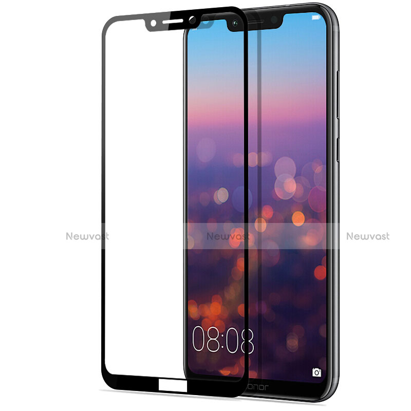 Ultra Clear Full Screen Protector Tempered Glass for Huawei Honor Play Black