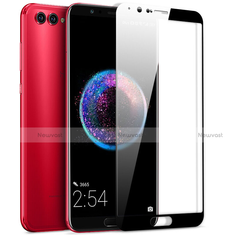 Ultra Clear Full Screen Protector Tempered Glass for Huawei Honor V10 Black