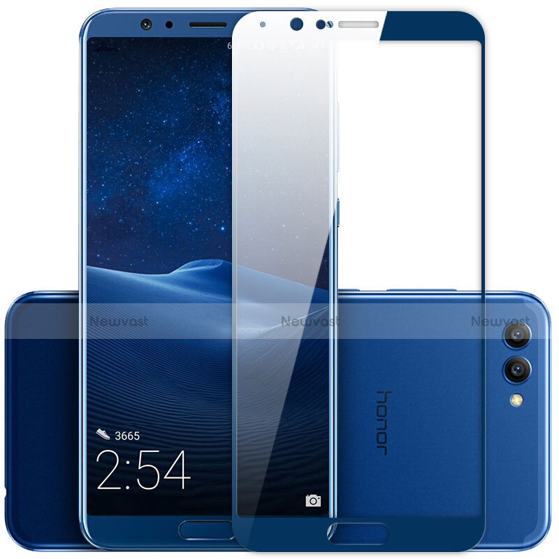 Ultra Clear Full Screen Protector Tempered Glass for Huawei Honor V10 Blue