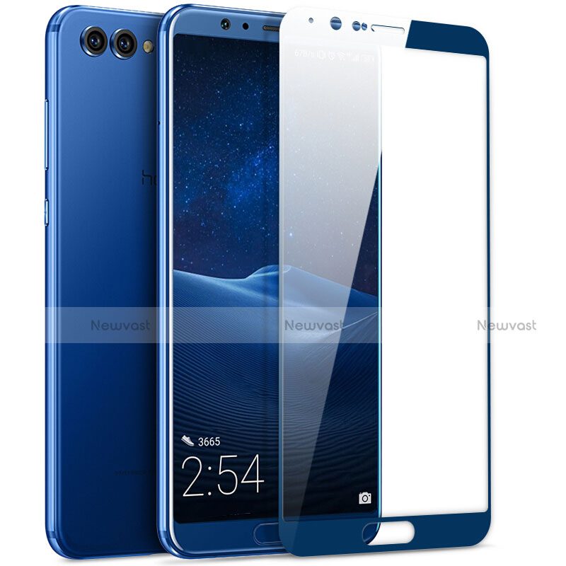 Ultra Clear Full Screen Protector Tempered Glass for Huawei Honor V10 Blue
