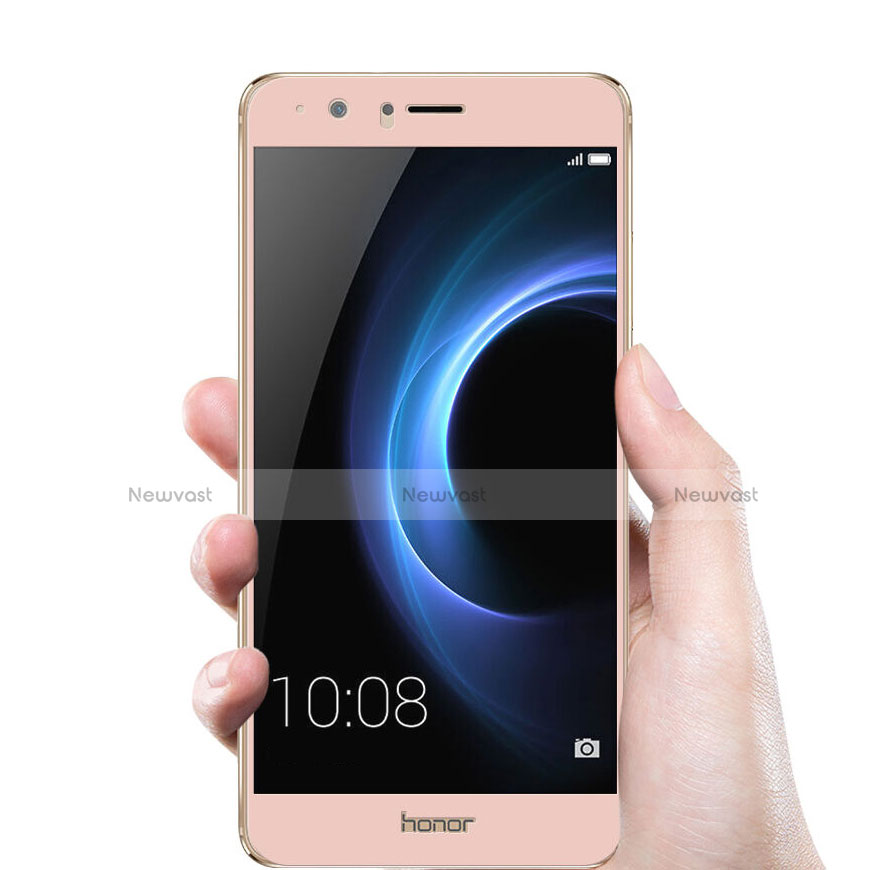 Ultra Clear Full Screen Protector Tempered Glass for Huawei Honor V8 Pink