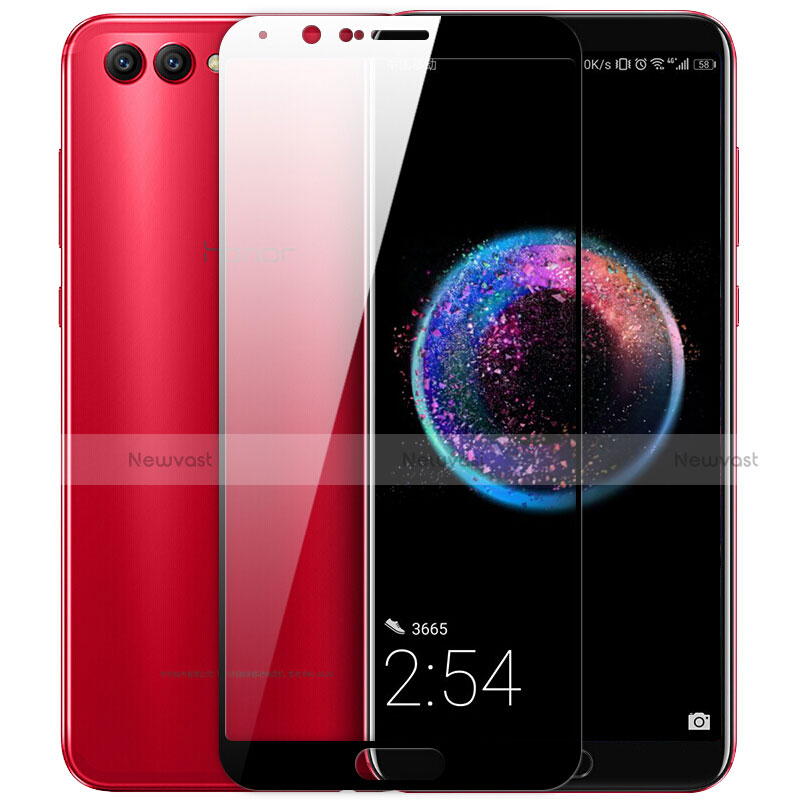 Ultra Clear Full Screen Protector Tempered Glass for Huawei Honor View 10 Black