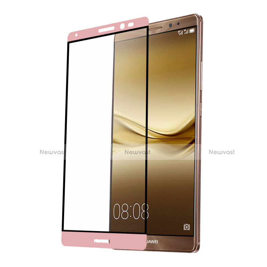 Ultra Clear Full Screen Protector Tempered Glass for Huawei Mate 8 Pink