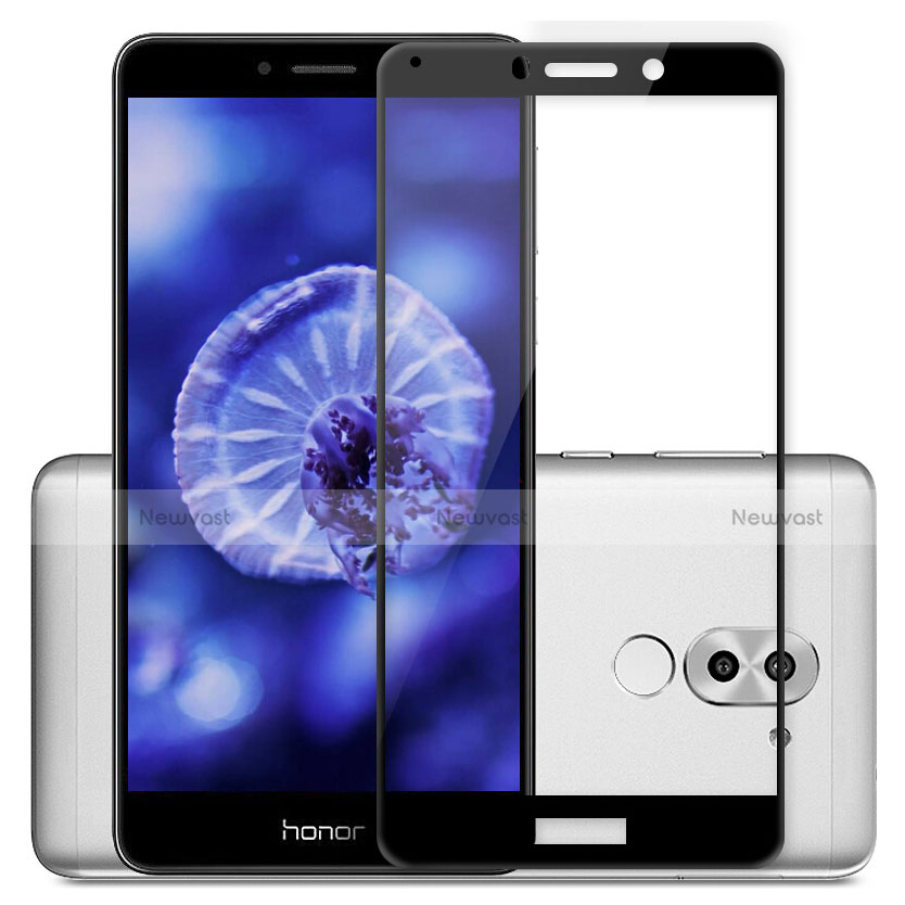 Ultra Clear Full Screen Protector Tempered Glass for Huawei Mate 9 Lite Black