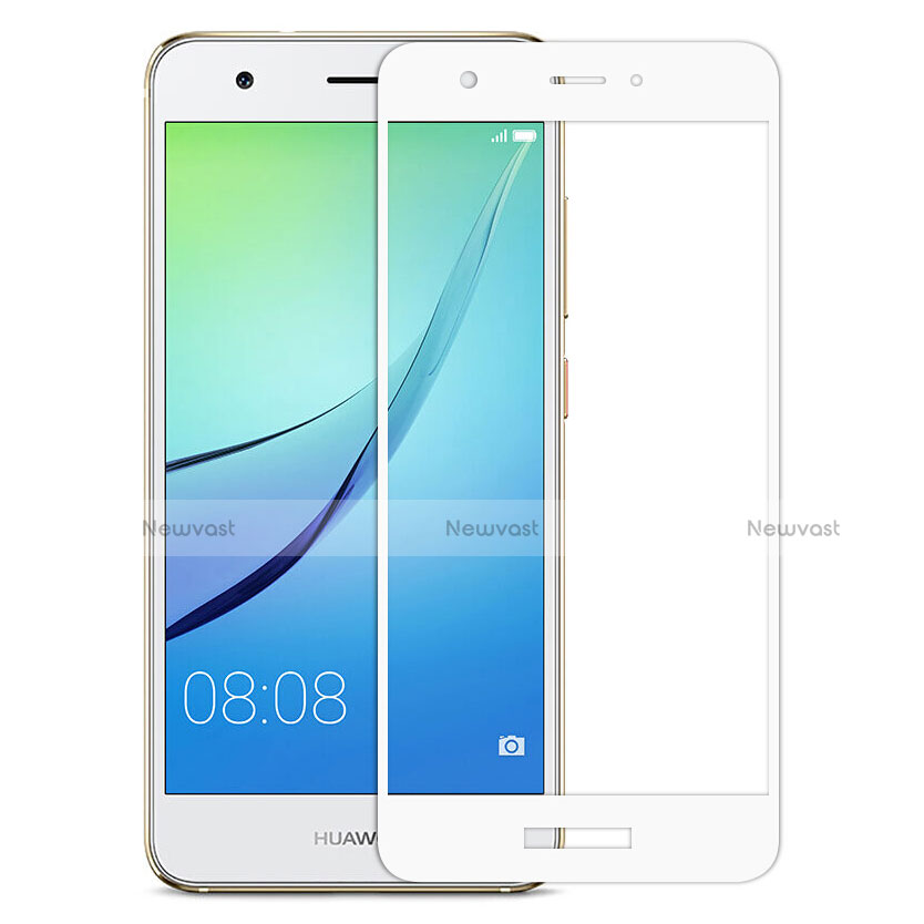 Ultra Clear Full Screen Protector Tempered Glass for Huawei Nova White
