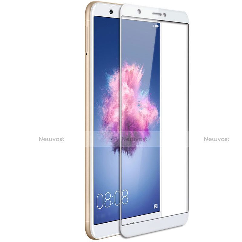 Ultra Clear Full Screen Protector Tempered Glass for Huawei P Smart White