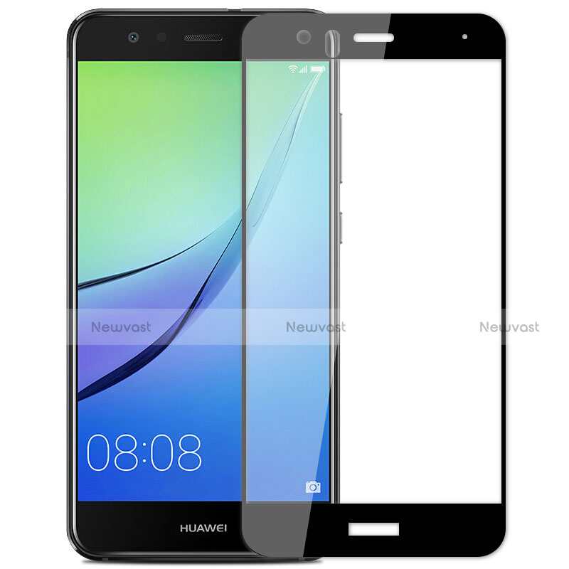 Ultra Clear Full Screen Protector Tempered Glass for Huawei P10 Lite Black