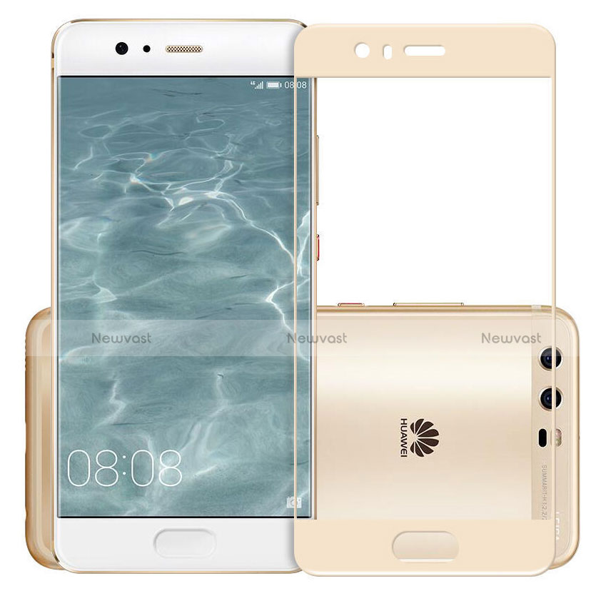 Ultra Clear Full Screen Protector Tempered Glass for Huawei P10 Plus Gold