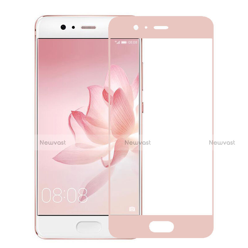 Ultra Clear Full Screen Protector Tempered Glass for Huawei P10 Plus Pink