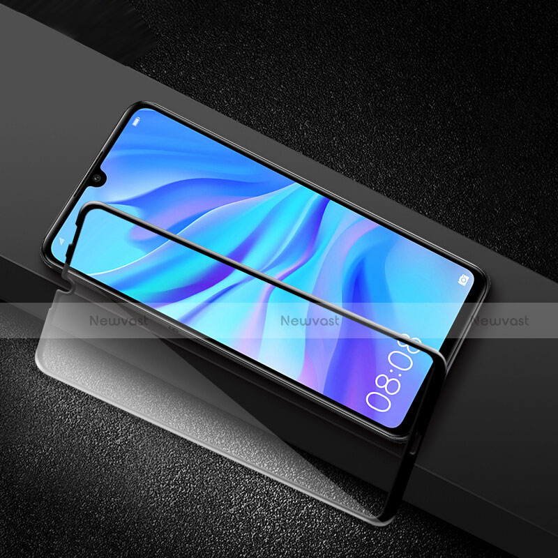 Ultra Clear Full Screen Protector Tempered Glass for Huawei P30 Lite XL Black