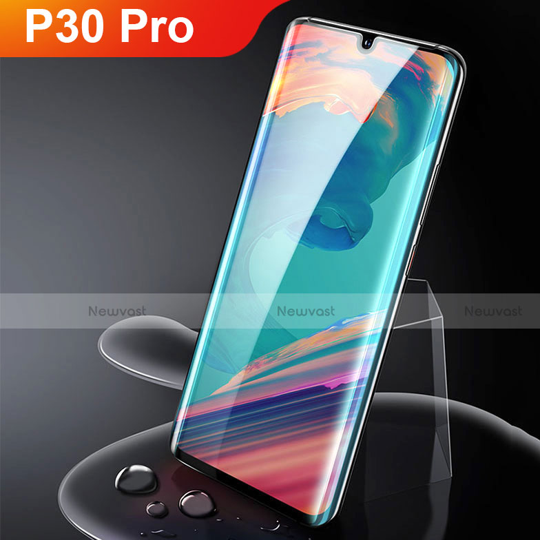 Ultra Clear Full Screen Protector Tempered Glass for Huawei P30 Pro New Edition Black