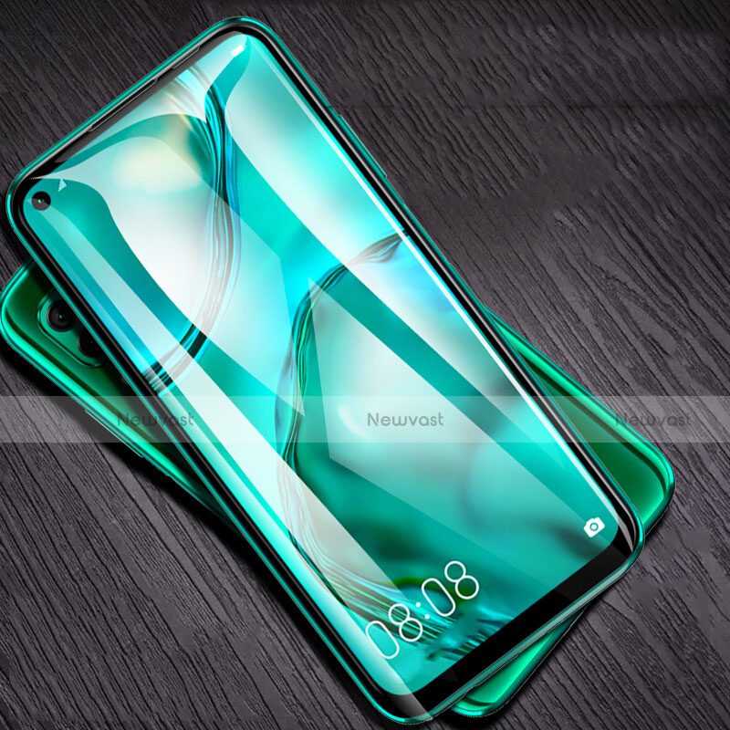 Ultra Clear Full Screen Protector Tempered Glass for Huawei P40 Lite 5G Black