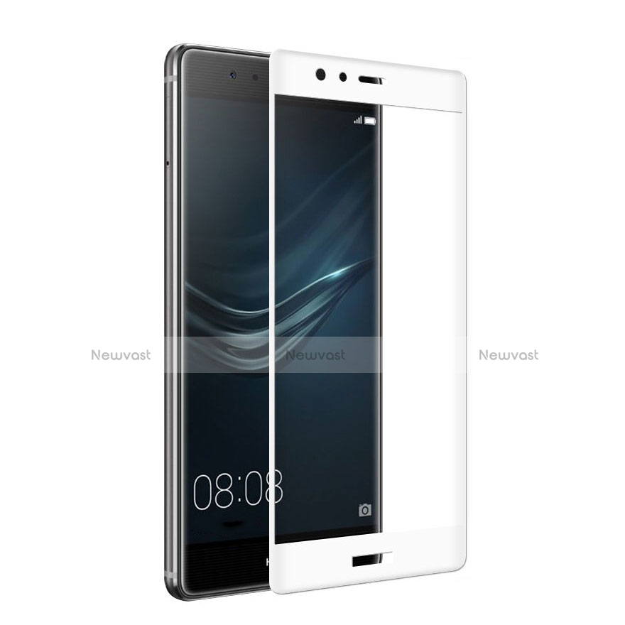 Ultra Clear Full Screen Protector Tempered Glass for Huawei P9 Plus White