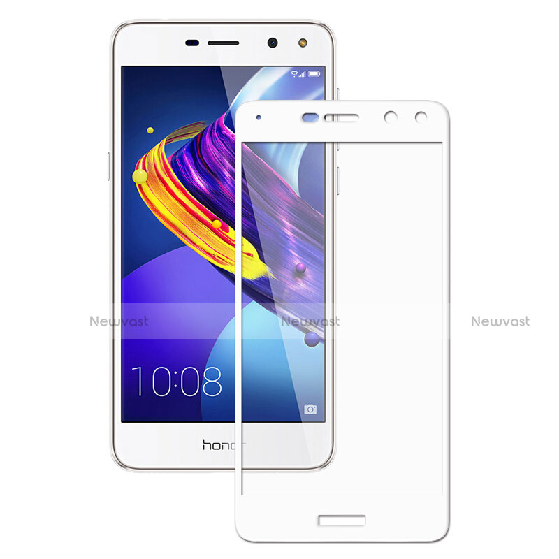 Ultra Clear Full Screen Protector Tempered Glass for Huawei Y5 III Y5 3 White