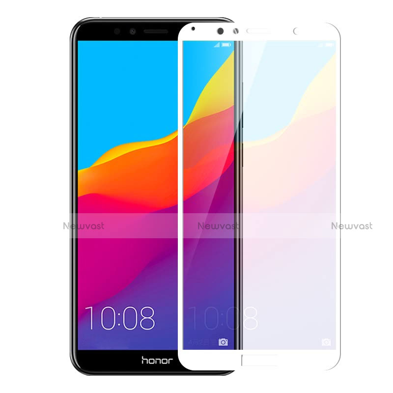 Ultra Clear Full Screen Protector Tempered Glass for Huawei Y6 (2018) White