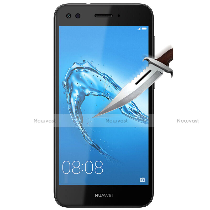 Ultra Clear Full Screen Protector Tempered Glass for Huawei Y6 Pro (2017) Black