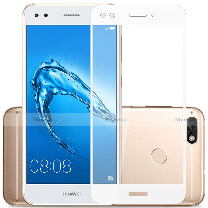 Ultra Clear Full Screen Protector Tempered Glass for Huawei Y6 Pro (2017) White