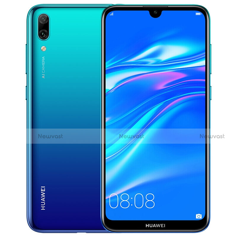 Ultra Clear Full Screen Protector Tempered Glass for Huawei Y7 (2019) Black