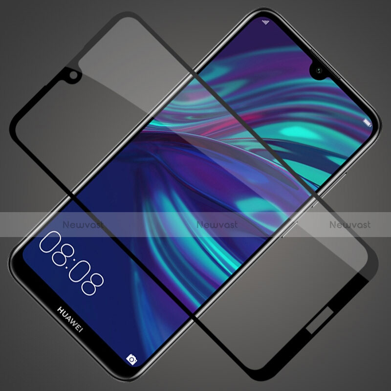 Ultra Clear Full Screen Protector Tempered Glass for Huawei Y7 (2019) Black