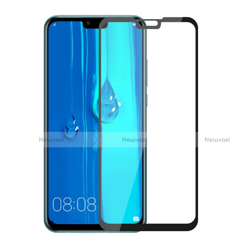 Ultra Clear Full Screen Protector Tempered Glass for Huawei Y9 (2019) Black