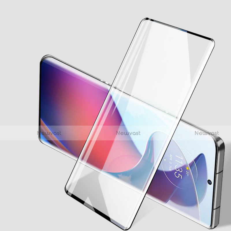 Ultra Clear Full Screen Protector Tempered Glass for Motorola Moto Edge 30 Ultra 5G Black