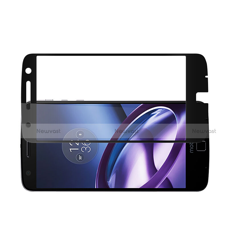 Ultra Clear Full Screen Protector Tempered Glass for Motorola Moto Z Black