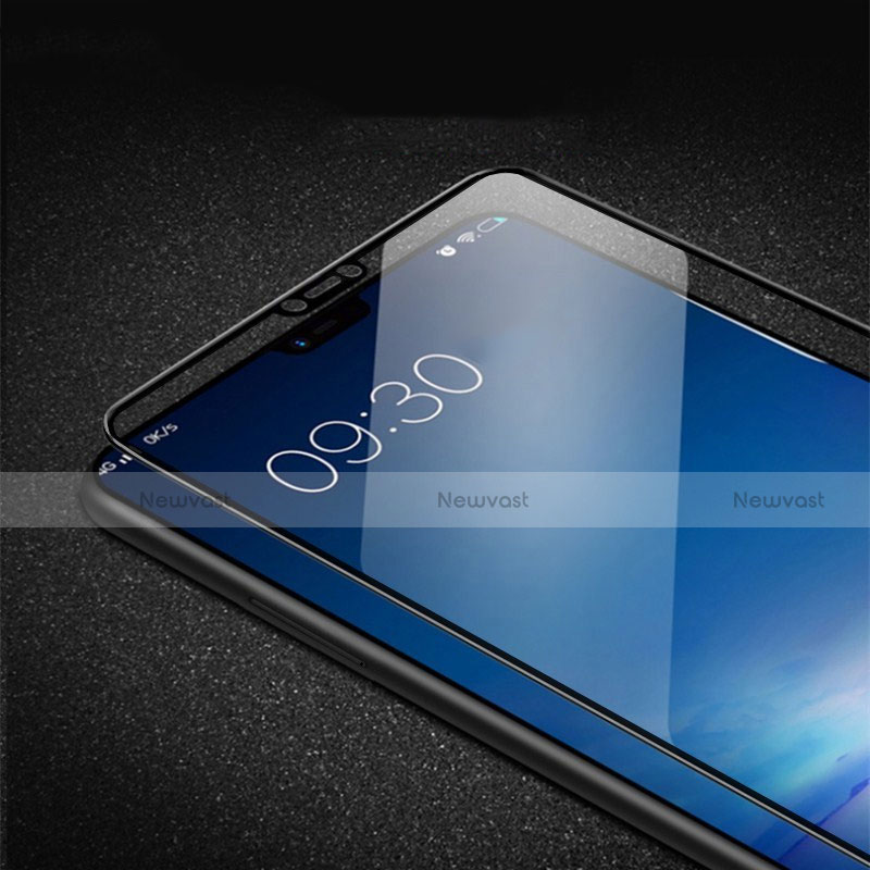 Ultra Clear Full Screen Protector Tempered Glass for Nokia 3.1 Plus Black