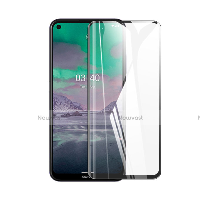 Ultra Clear Full Screen Protector Tempered Glass for Nokia 3.4 Black