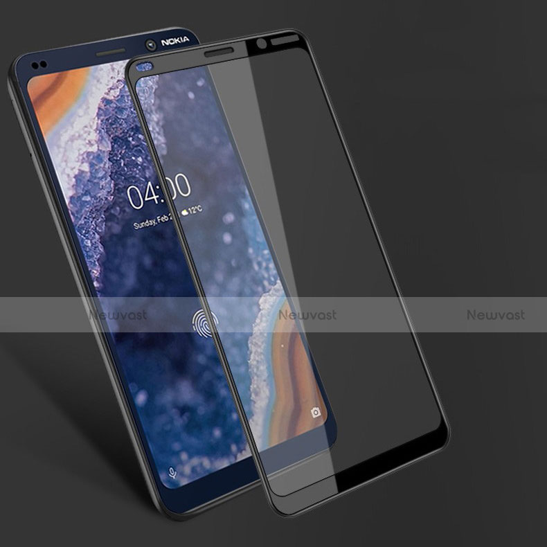 Ultra Clear Full Screen Protector Tempered Glass for Nokia 9 PureView Black