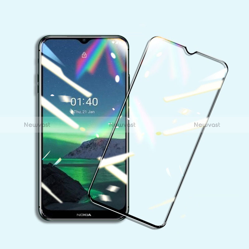 Ultra Clear Full Screen Protector Tempered Glass for Nokia C110 Black