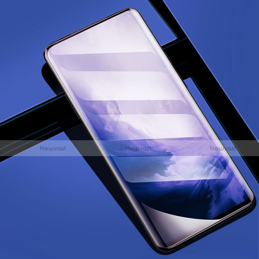 Ultra Clear Full Screen Protector Tempered Glass for OnePlus 7T Pro Black