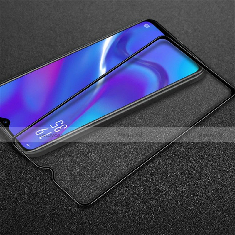 Ultra Clear Full Screen Protector Tempered Glass for Oppo A12 Black