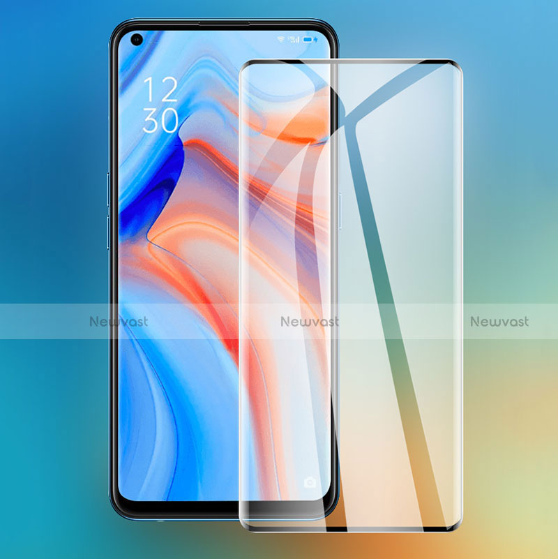 Ultra Clear Full Screen Protector Tempered Glass for Oppo Find X3 Lite 5G Black