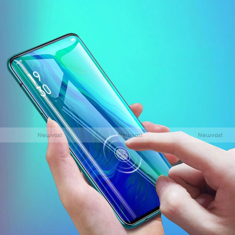 Ultra Clear Full Screen Protector Tempered Glass for Oppo Reno 10X Zoom Black