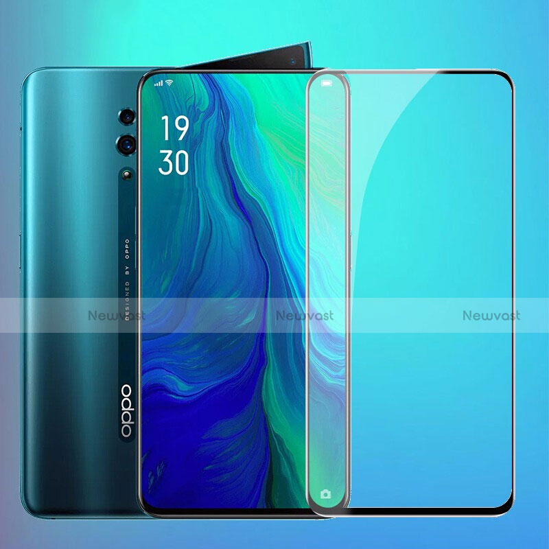 Ultra Clear Full Screen Protector Tempered Glass for Oppo Reno 10X Zoom Black